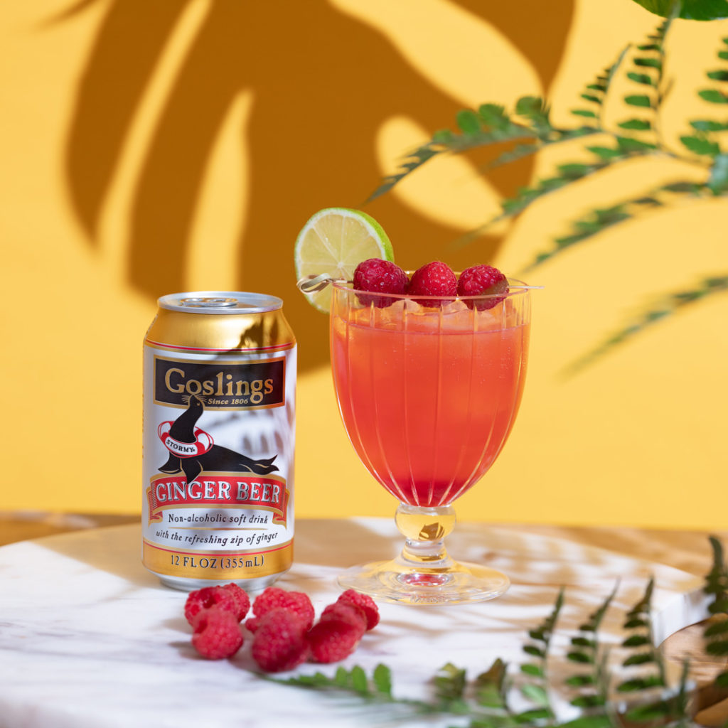 Goslings Cranberry Mule Mocktail